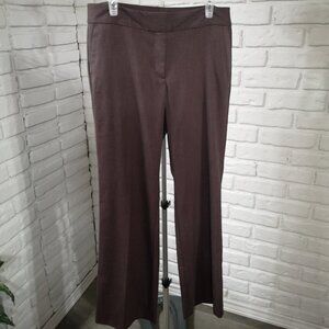 Anne Taylor Factory Ladies Size 12 Dark Rose Slight Flare Dress Pants